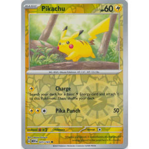 Pikachu - 025/165 (Reverse Foil)