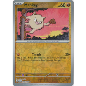 Mankey - 056/165 (Reverse Foil)