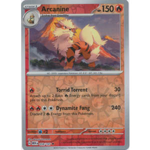 Arcanine - 059/165 (Reverse Foil)