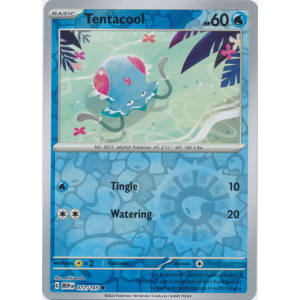 Tentacool - 072/165 (Reverse Foil)