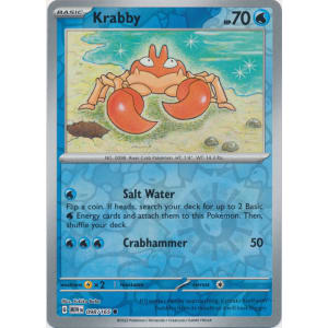 Krabby - 098/165 (Reverse Foil)