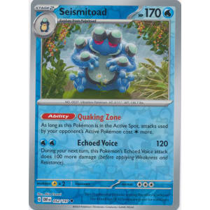 Seismitoad - 052/197 (Reverse Foil)