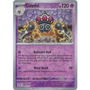 Pokemon - Claydol - 058/163 - Reverse Holo - Battle Styles - Pack Fresh