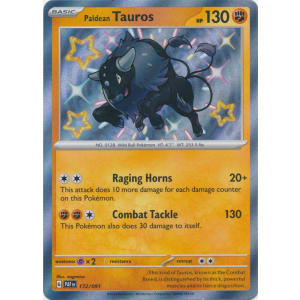 Paldean Tauros (Shiny) - 172/091