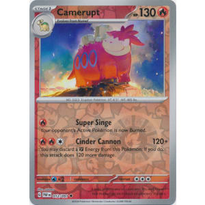 Camerupt - 012/091 (Reverse Foil)