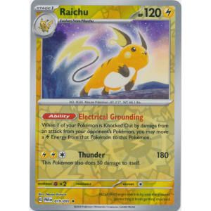 Raichu - 019/091 (Reverse Foil)