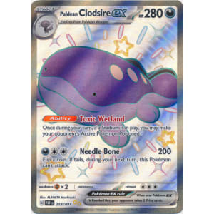 Paldean Clodsire ex (Shiny) - 219/091