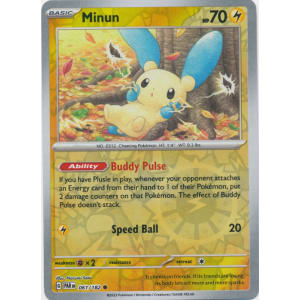 Minun - 061/182 (Reverse Foil)