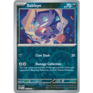 Sableye - 107/162 (Reverse Foil)