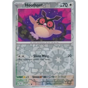 Hoothoot - 126/162 (Reverse Foil)