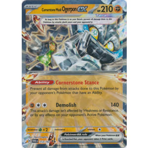 Cornerstone Mask Ogerpon ex - 112/167