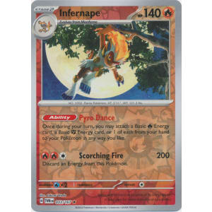 Infernape - 033/167 (Reverse Foil)