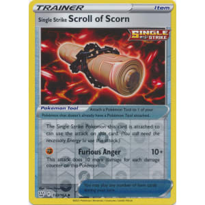 Single Strike Scroll of Scorn - 133/163 (Reverse Foil)