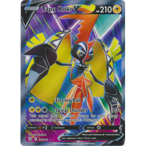 Tapu Koko V Full Art - 147/163 - Battle Styles – Card Cavern Trading Cards,  LLC