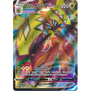 Pokemon Card Tapu Koko VMAX 051/163 Battle Styles NM/M 