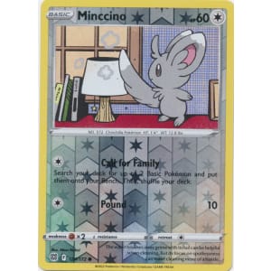 Minccino - 124/172 (Reverse Foil)