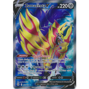 Zamazenta V 163/172 - Brilliant Stars - Ultra Rare Pokemon Card - Full Art