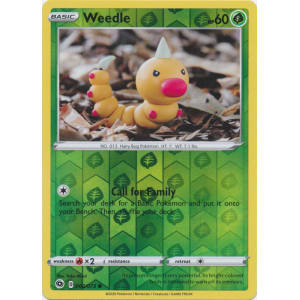 Weedle - 002/073 (Reverse Foil)
