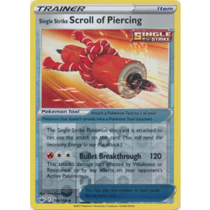 Single Strike Scroll of Piercing - 154/198 (Reverse Foil)