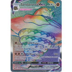 Pokémon TCG Sandaconda VMAX Chilling Reign 206/198 Holo Secret