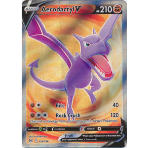  Pokemon - Aerodactyl V - 179/196 Lost Origin Full Art Card :  Toys & Games