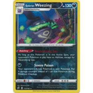 Galarian Weezing - 113/192 (Reverse Foil)