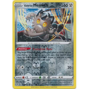 Galarian Meowth - 126/192 (Reverse Foil)