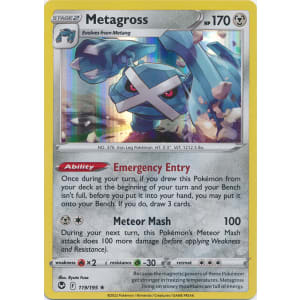 Metagross 119/195 in Portuguese Silver Tempest Pokémon TCG