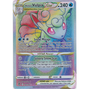 Alolan Vulpix VSTAR (Rainbow Rare) - 197/195