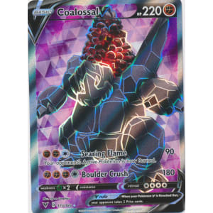 Full Art Coalossal V NM 173/185 Pokemon Card Vivid Voltage Full Art Coalossal V NM 173/185 Pokemon Card Vivid Voltage