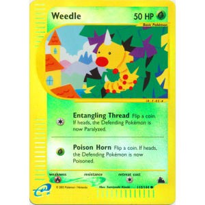 Weedle - 115/144 (Reverse Foil)