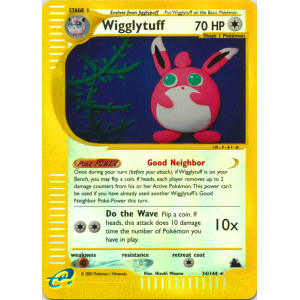 Wigglytuff - 34/144 (Reverse Foil)