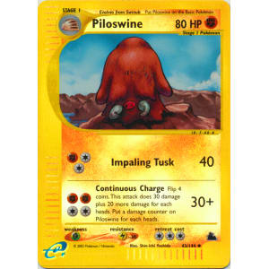 Piloswine - 43/144 (Reverse Foil)