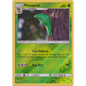 Metapod - 2/149 (Reverse Foil)