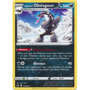 Galarian Obstagoon (Non-Holo) - 119/202