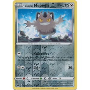 Galarian Meowth - 127/202 (Reverse Foil)