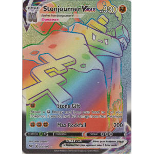 Stonjourner VMAX (Rainbow Rare) - 205/202