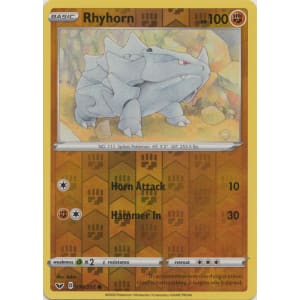 Rhyhorn - 096/202 (Reverse Foil)