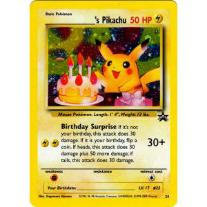 _____'s Pikachu - 24 (Birthday Pikachu)