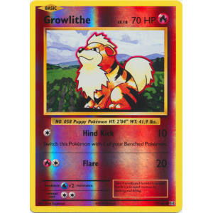 Growlithe - 17/108 (Reverse Foil)