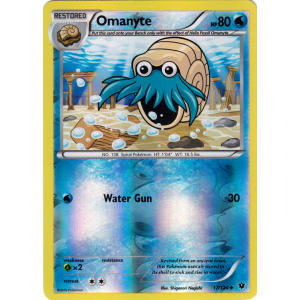 Omanyte - 17/124 (Reverse Foil)