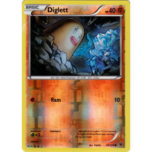 Diglett - 36/124 (Reverse Foil)