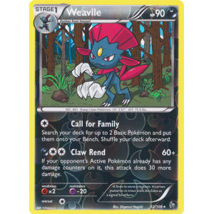 Weavile - 52/106 (Reverse Foil)