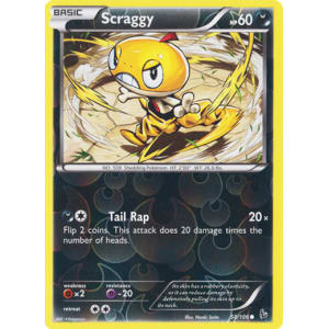 Scraggy - 58/106 (Reverse Foil)