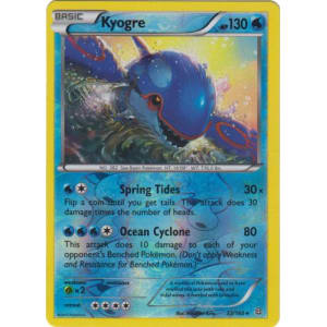 Kyogre - 53/160 (Reverse Foil)