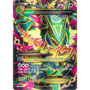 PTCGO, Digital Card FA M Rayquaza EX FULL ART 105/108 for Pokemon TCG Online 