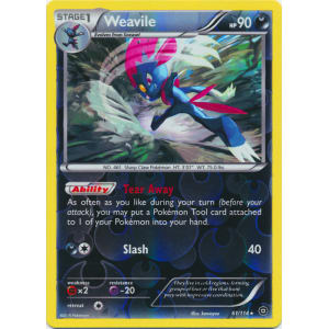 Weavile - 61/114 (Reverse Foil)