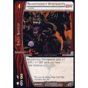 Bloodthirsty Werewolves - Army