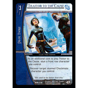 Traitor to the Cause