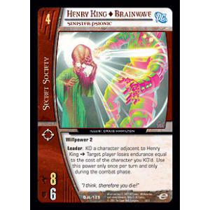 Henry King @ Brainwave - Sinister Psionic